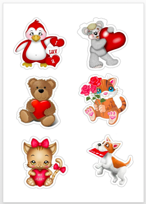 Изображение День Святого Валентина животные